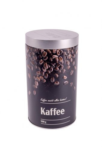 FÉM HENGER DOBOZ, KAFFEE FELIRAT