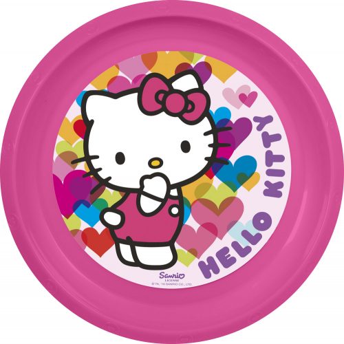 LICENC MŰANYAG  HELLO KITTY  DINNER PLATE