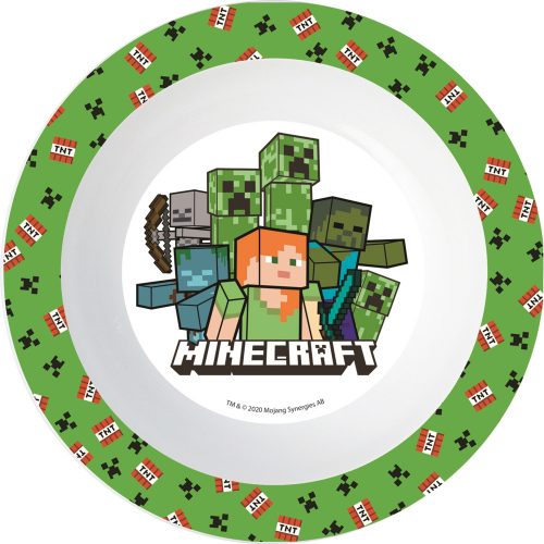 MŰANYAG MIKRÓZHATÓ MÉLYTÁNYÉR MINECRAFT