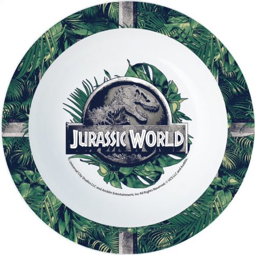 LICENCE MŰANYAG, MÉLYTÁNYÉR, MIKRÓZHATÓ, JURASSIC WORLD