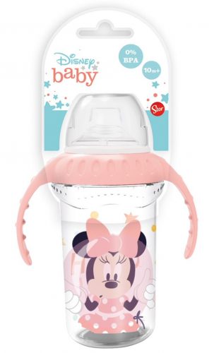 LICENC MŰANYAG CSŐRÖS POHÁR MINNIE 330ML