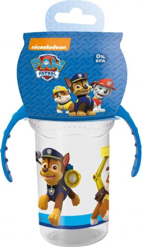 LICENC MŰANYAG CSŐRÖS POHÁR PAW PATROL 330ML