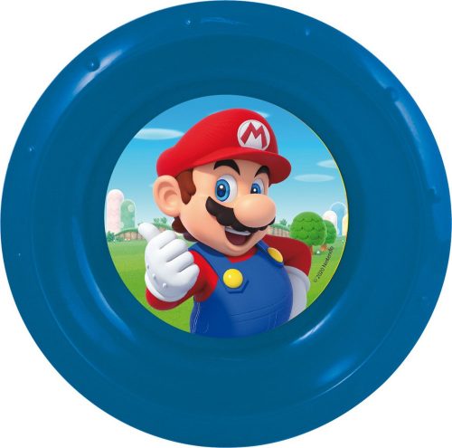 LICENC MŰANYAG MÉLYTÁNYÉR SUPER MARIO